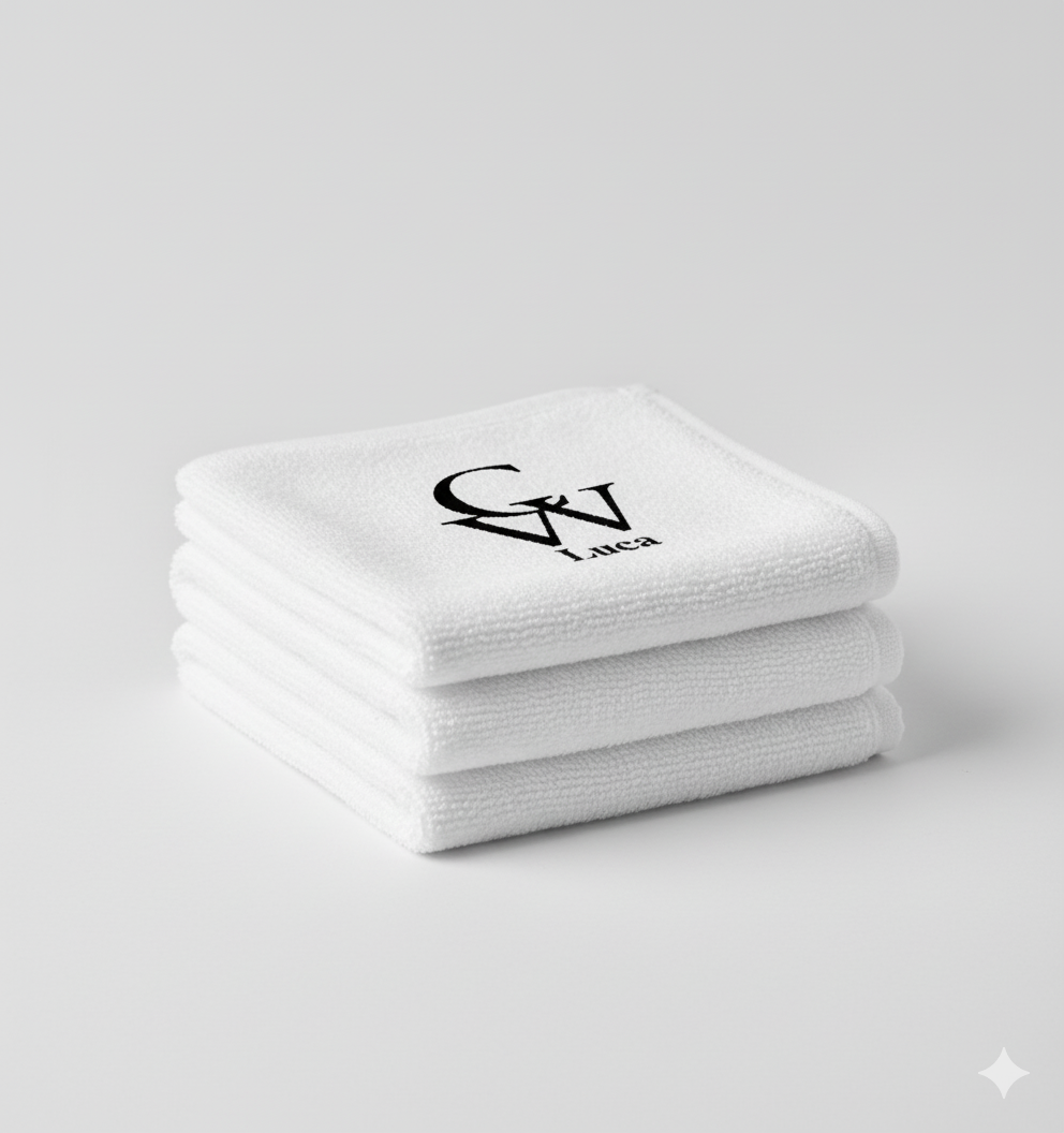 Asciugamano piccolo bianco