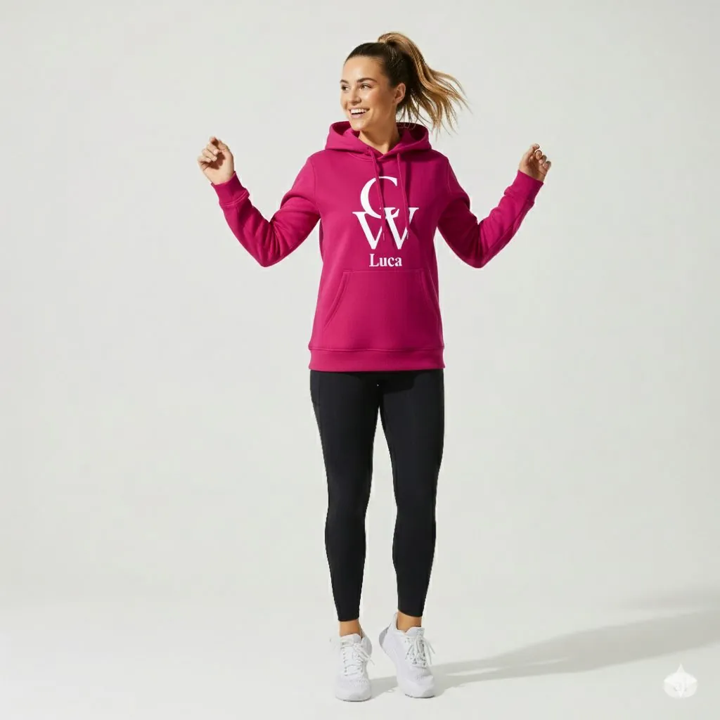 Felpa donna COREWORK rosa